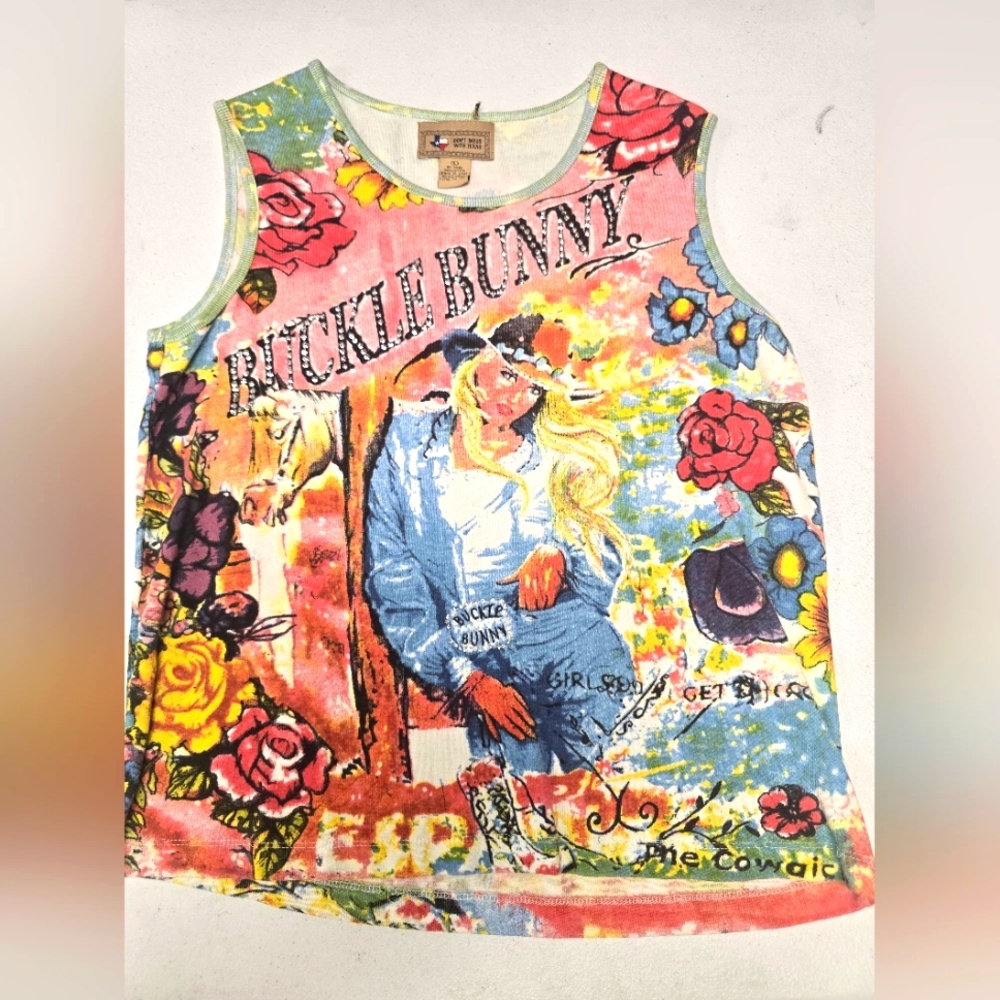 Colorful Graphic Tank Top